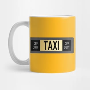 Taxi Sign Mug